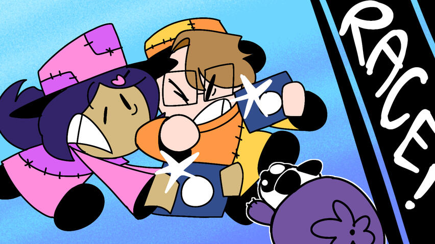 Sam & Katie's Boss Rush Race
